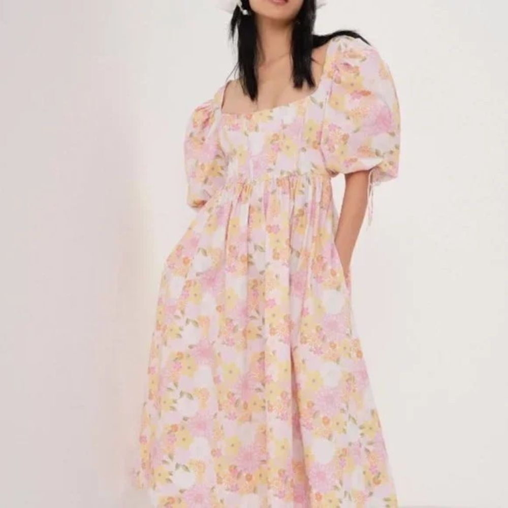 For Love & Lemons Carrie Midi Dress